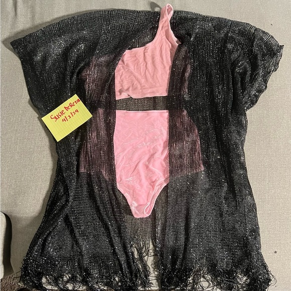 Dolls Kill Other - velvet custom rave set with kimono